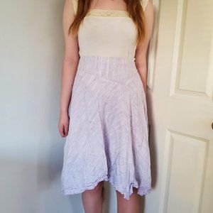 🌹Gap Lilac Lace-Trimmed Skirt🌹